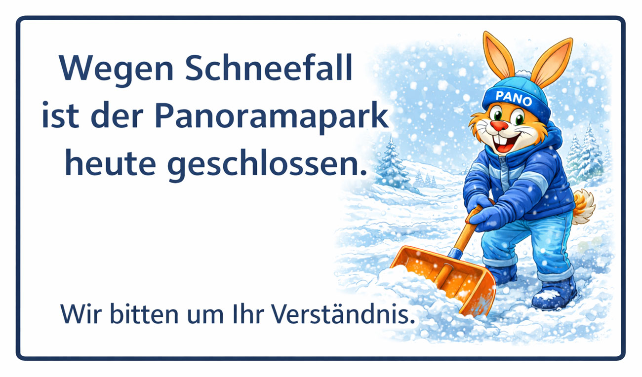 Heute wegen Schneefall geschlossen